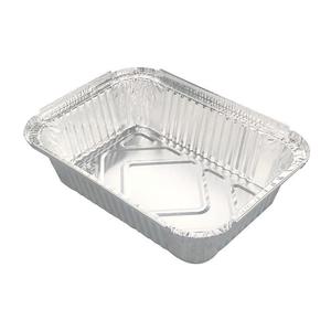 Round Aluminum Foil Lunch Box Barbecue Insulation Tin Foil Box Disposable Takeaway Packaging Box Air Fryer Tin Foil Tray