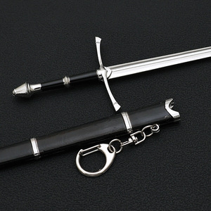 22cm alliage de zinc seigneur de l'anneau épée porte-clés porte-clés pour périphériques de film modèles en métal artisanat Collection - Product Image 3