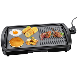 Grill électrique de table sans fumée Aifa, multifonction, plaque de cuisson électrique Teppanyaki, <span class=keywords><strong>2</strong></span> brûleurs, <span class=keywords><strong>plancha</strong></span> grill plate - Product Image 4