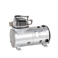 Compresseur d'air portable mini sans huile, type piston, débit 23L/min, refroidissement par air, gaz CO, 150W, 220V/110V