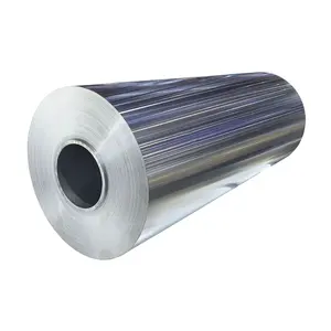 factory price 12micron 8011 Double-sided glossy foil 8011O food grad Aluminum Foil Jumbo Roll household