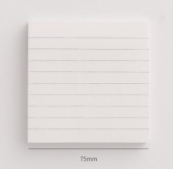 White lined