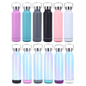 Borraccia Termica Personalizzata da 600ml in Acciaio Inox a Doppia Parete con Isolamento Sottovuoto, Altoparlante Bluetooth <span class=keywords><strong>e</strong></span> Ricarica USB - Product Image 1