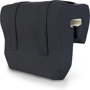 Coussin de soutien pour accoudoir de fauteuil roulant en mousse à mémoire de forme noir, accessoire de réadaptation et d'assistance infirmière - Product Image 1