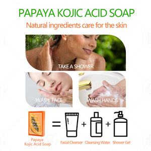 Mua Số Lượng Lớn 100G Thuần Chay Đu Đủ Xà Phòng Với Giữ Ẩm Đặc Tính Biểu Tượng Tùy Chỉnh Xà Phòng - Product Image 3