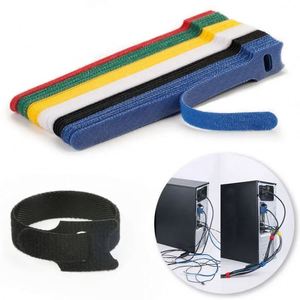 Sangles de fixation de qualité, attaches Velcro 100% nylon, attaches Velcro à crochets et boucles, attaches pour câbles de données, sangles de fixation personnalisées Velcro - Product Image 4