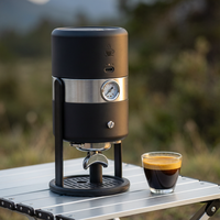 Machine à café portable sans fil mini avec batterie, automatique, pour le bureau, l'extérieur, la maison, la voiture