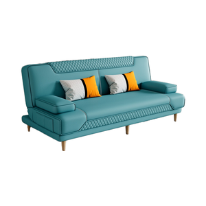 Sofá cama de tela modular convertible multifuncional en forma de L para apartamentos pequeños, diseño moderno, uso en la sala de estar apto para gatos - Product Image 1