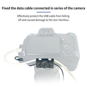 Soporte de Cable para Cámara DSLR, Antideslizante, Soporte de Cable de Datos para Trípode, Placa de Instalación Rápida, Clip de Bloqueo - Product Image 2