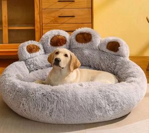 Weiches Baumwoll-Zwinger nest für Hundeplüsch-Palmen-Design-Haustier betten - Product Image 2