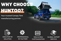 Tente de camping sur mesure Hunttoo, tente de luxe standard, tente pop-up, camping-car moderne pour pick-up