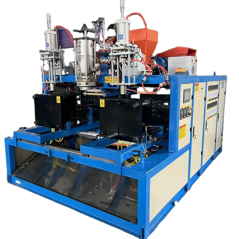 Máquinas de moldeo por soplado para la producción de 5l HDPE 5 litros de bote motor botella de aceite precio de la máquina de moldeo por soplado