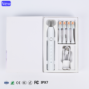 Thời Trang Mới Xách Tay Có Thể Sạc Lại Tốt Nhất Rung Bàn Chải Đánh Răng Thông Minh Cảm Biến Áp Suất Âm Dao Động Quét Bàn Chải Đánh Răng Điện - Product Image 1