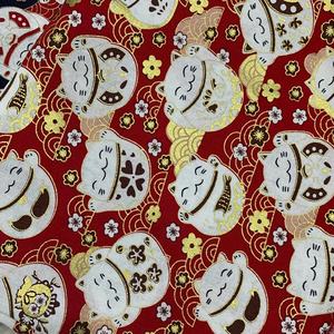 Tissu en coton japonais imprimé 100% coton pour Kimono/robe/emballage - Product Image 3