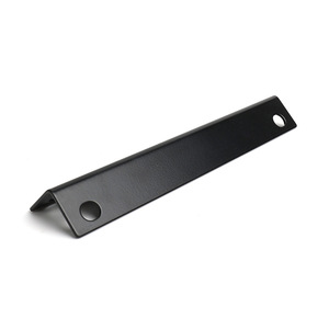 Stainless Steel L-Shaped <b>Bracket</b> <b>Black</b> 4 Holes Furniture Support Corner Connector Hardware Accessory - Product Image 2