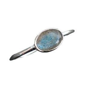 Lotus Fun New Trendy 925 Sterling Silver Dainty Stackable Handmade Labradorite Ring <b>Gift</b> for Any Occasion Fine Jewelry Exporter - Product Image 3