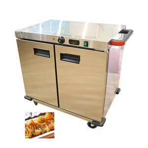 220V 50HZ Popular Design <b>Electric</b> <b>Food</b> Trolley <b>Warmer</b> Banquet Heated Mobile Room Service Dining Cabinet Equipment for Hotels - Product Image 2