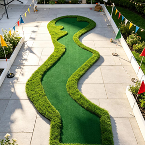 Oferta de Fábrica HW: Mini Campo de Golf de Material EVA, 9/18 Hoyos, Plegable, Portátil, Césped Artificial para Práctica de Golf - Product Image 1