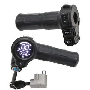 Điện Scooter Màn hình hiển thị <span class=keywords><strong>Twist</strong></span> ga xử lý thiết lập khóa điện tốc độ và phạm vi hiển thị xử lý 36-48V phổ biến lần lượt xử lý - Product Image 1