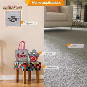 Feutre en polyester blanc, <span class=keywords><strong>épais</strong></span>seur 1,6 mm, 36 x 18 pouces, doux, durable, feuille artisanale pour projets de couture, d'art et de décoration intérieure - Product Image 5