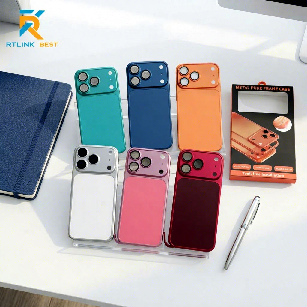 Custom Metal Lens Frame Transformation Case for <strong>iPhone</strong> 13-16 Pro Max <strong>Upgrade</strong> <strong>to</strong> <strong>iPhone</strong> 17 18 Pro Max Middle East Market Bulk