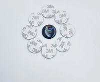 Impression de logo personnalisée, étiquette NFC de 25 mm, étiquettes NFC pour les réseaux sociaux, étiquettes téléphoniques NFC, étiquettes NFC étanches en époxy, étiquettes RFID actives, étiquettes NFC pour les avis Google