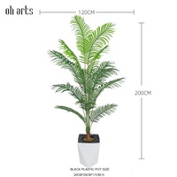 Hochwertige Künstliche Palme aus China, 200cm, Oh Arts Große Synthetische Kanada-Palme zur Dekoration