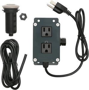 Botón de interruptor de aire actuador de aire SAB para triturador de basura insinkerator acero inoxidable cepillado, cromo, ORB, <span class=keywords><strong>BN</strong></span>, PN - Product Image 4