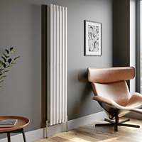 Radiateur de Chauffage Central à Eau Chaude en Acier, Design Décoratif Mural Vertical Moderne pour Système de Chauffage Domestique