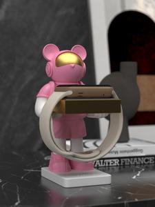 Base de Carga Decorativa para Apple Watch, Estilo Romántico, Hecha a Mano, Pintada a Mano, de Resina, Adorno Decorativo - Product Image 3