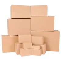 Maßgefertigte Kraftpapier-Versandboxen Laminierte Kartonagen Umweltfreundliche Verpackungen mit Logodruck