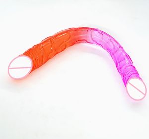 Nuevo Consolador Masajeador Sexy de Doble Cabeza para Mujer al por Mayor, Masturbador Compartido para Lesbianas y Adultos, Resistente al Agua, Recargable por USB con 10 Velocidades - Product Image 3