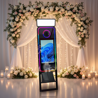 Miroir portable pliable de 40 pouces, miroir intelligent tactile pour selfie, cabine photo