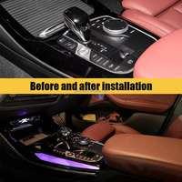 Couverture de haut-parleur LED d'ambiance pour intérieur de voiture de luxe, compatible X3 G01 G08 X4 G02 2018+, synchronisation RGB multicolore, Plug & Play