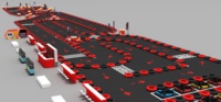 Pista de Carreras de Karts Eléctricos de Nuevo Diseño 2025 - Uso en Exteriores, Material de Goma/PVC, Protección Contra Colisiones, Venta al por Mayor