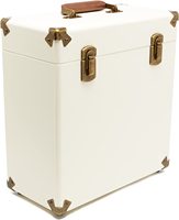 Étui de rangement pour disques vinyles CD & LP pouvant contenir jusqu'à 30 disques Étui rigide en aluminium de haute qualité et étanche