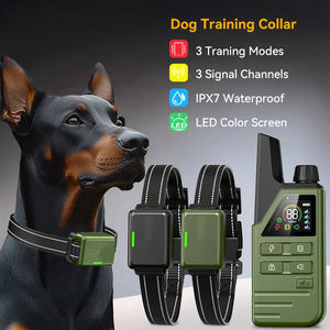 <span class=keywords><strong>Collier</strong></span> de dressage électrique télécommandé <span class=keywords><strong>pour</strong></span> <span class=keywords><strong>chiot</strong></span>, <span class=keywords><strong>collier</strong></span> d'arrêt d'aboiement étanche et rechargeable, dispositif anti-aboiement - Product Image 1