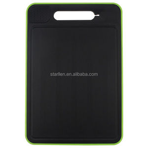 Tablero de corte de descongelación de doble cara, afilador de cuchillos, acero inoxidable, bloques de Metal de aluminio, plástico de cocina, 36,5x25 Cm - Product Image 3