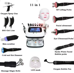 Máquina de Dermoabrasión 11 en 1, H2o2, Oxígeno Jet Peeling, Lifting Facial, Eliminación de Puntos Negros, Peeling de Oxígeno Jet - Product Image 4