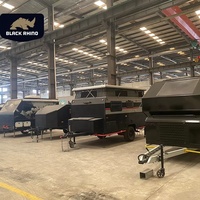 Camping-car pliable de luxe en Chine, caravane, camping-car pop-up, toile, mini camping-car, remorque de voyage, remorque 4x4, camping-car
