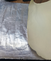 Tissu aramide enduit de feuille d'aluminium