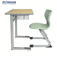 Meubles scolaires 2026, design simple, ensembles de bureaux et chaises pour élèves, meilleur prix, bureau et chaise d'étude pour l'école