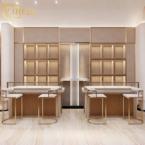 <span class=keywords><strong>Vitrine</strong></span> de présentation de bijoux en gros, comptoir de parfumerie, conception de magasin de bijoux, service clé en main de <span class=keywords><strong>d</strong></span>écoration de boutique - Product Image 1