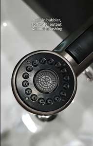 <span class=keywords><strong>Robinet</strong></span> de lavabo moderne en laiton chromé à levier unique, mitigeur de lavabo mural extractible, anti-corrosion, léger - Product Image 3