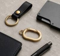 Mousquetons ovales à ressort en alliage de zinc, étanches, durables et écologiques, avec anneaux en O pour accessoires de bagages et sacs