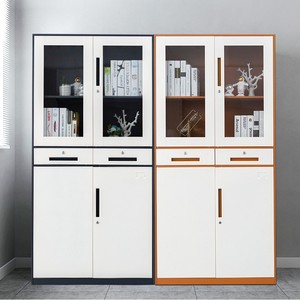 Yu Zhengguan Two-Tone Filing Cabinet 4 Layers Office Steel Document <b>Storage</b> With Lock Custom Made - Product Image 1