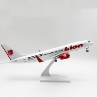 Modèle d'avion B737 en métal moulé sous pression de 30 cm, en résine et alliage métallique, pour collectionneurs