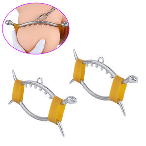 Pince à sein en métal en forme de serpent, douleur légère, SM, plaisir féminin, bande de caoutchouc, pointe de pression, pince à tétons, jouets sexuels pour adultes, vente en gros - Product Image 1