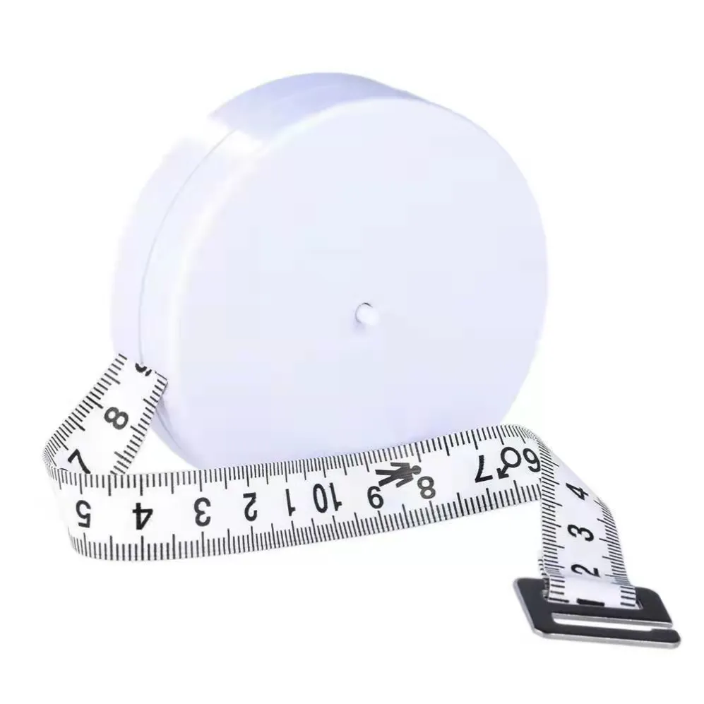 Customize logo land animal weight paper metric retractable bmi smart meter PVC plastic housing 120m tools measuring tape