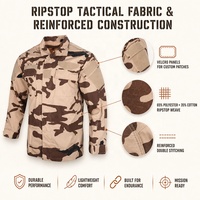 Tenue Tactique KMS Uniforme Camouflage Haute Qualité – Ensemble d'Entraînement Militaire Kaki pour la Sécurité